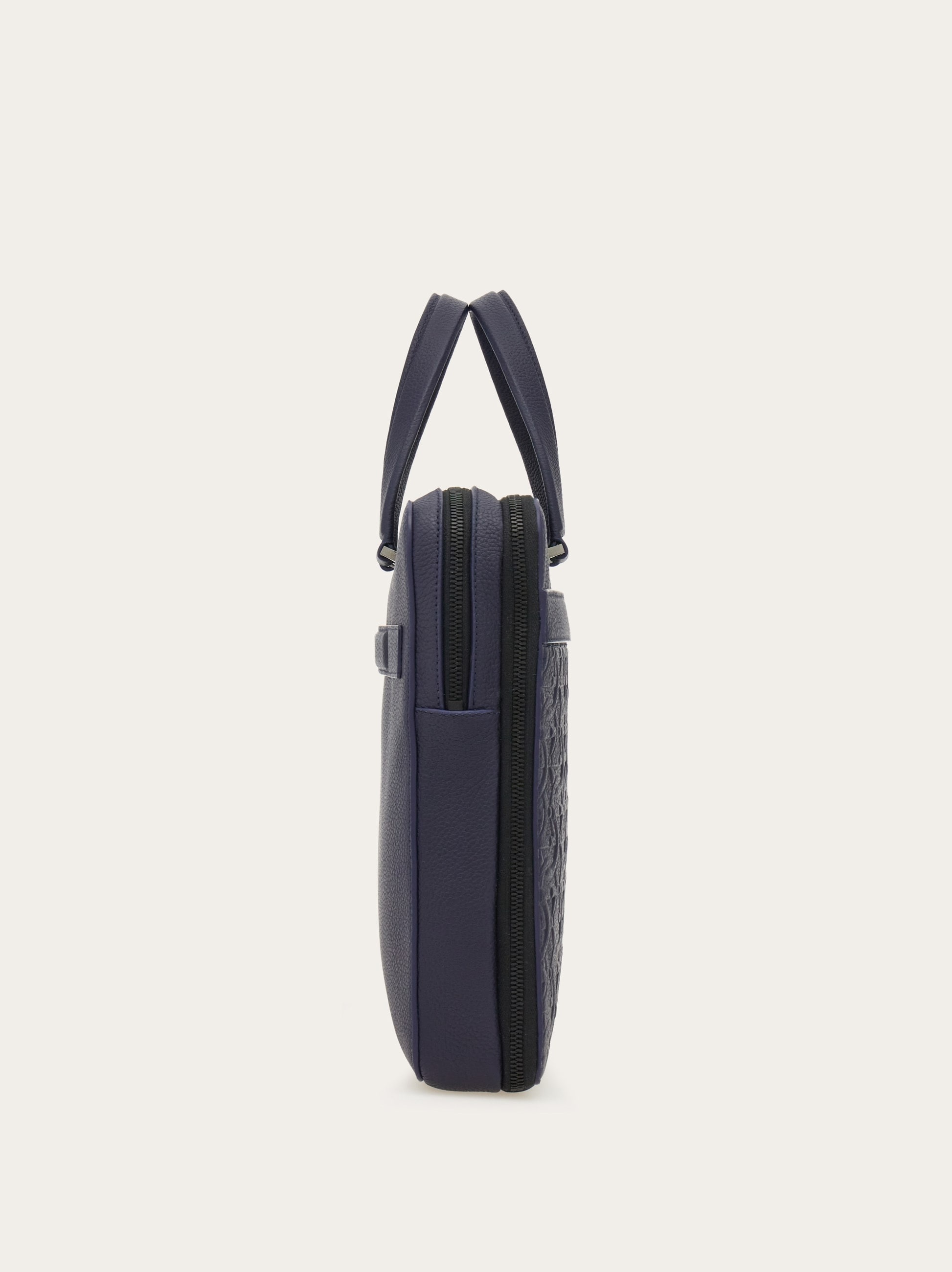 Embossed Gancini briefcase - 3