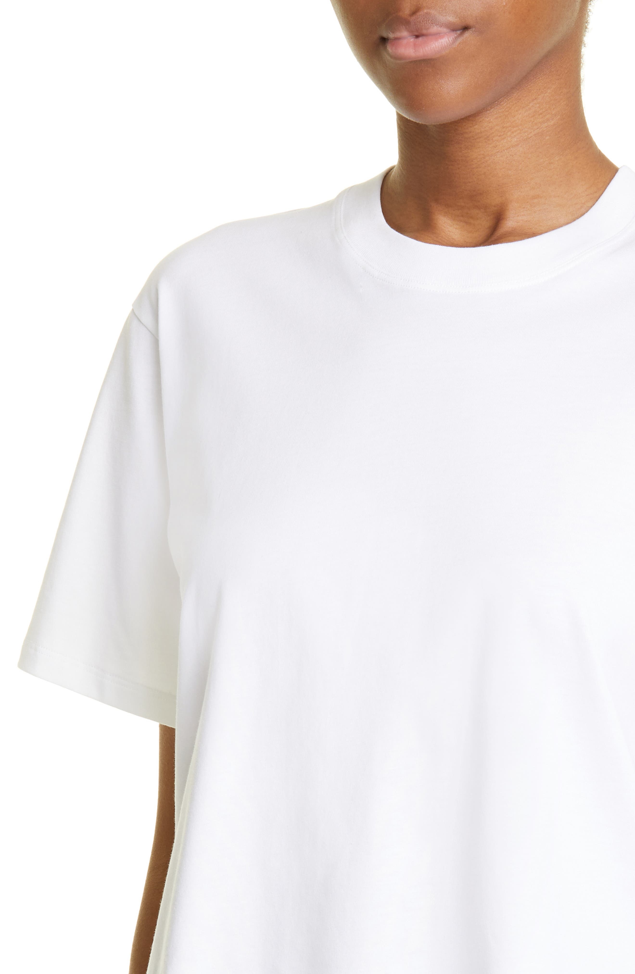 LOULOU DE SAISON Telanto Supima® Cotton T-Shirt in White at Nordstrom - 5