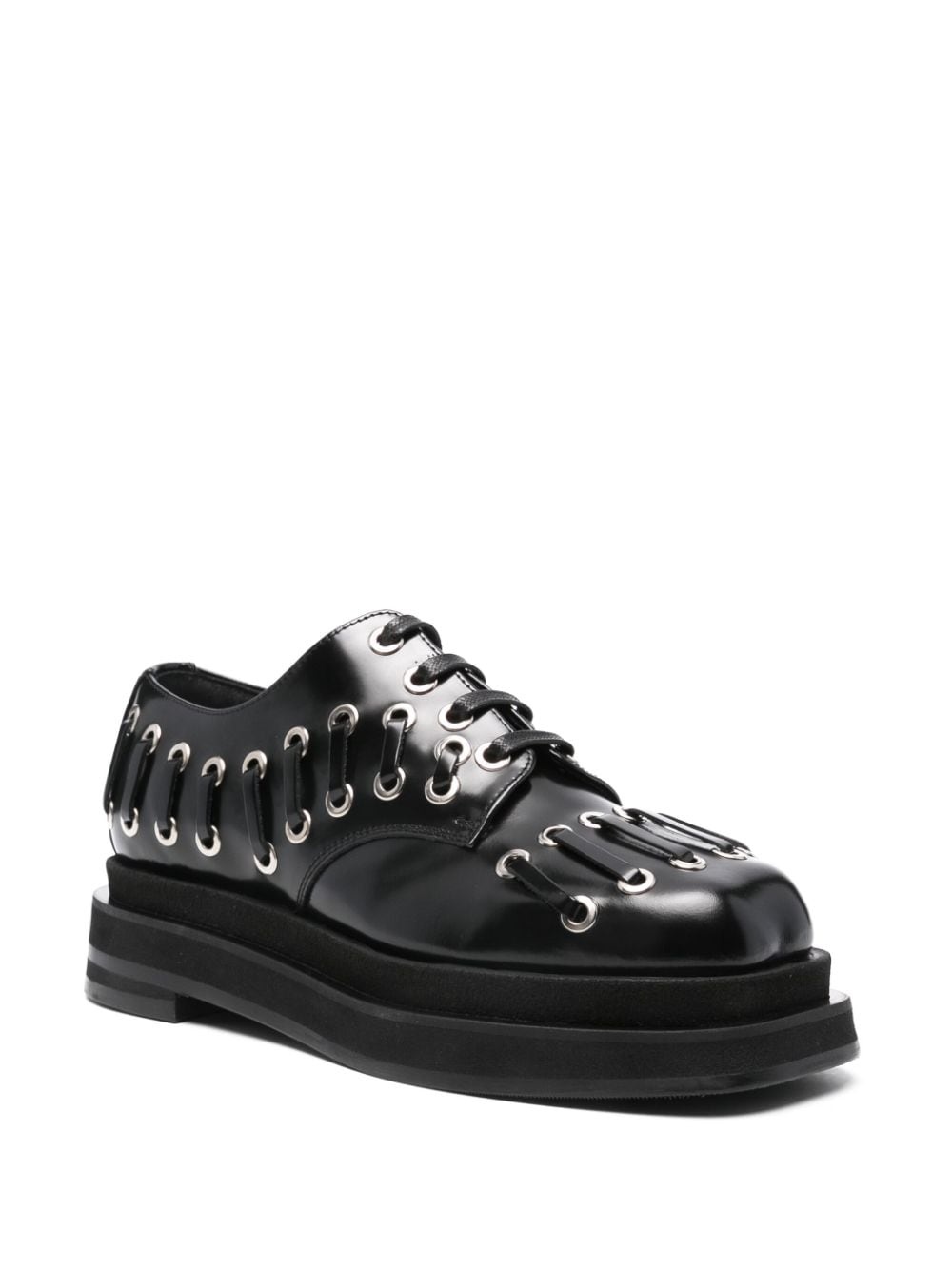 heart-toe platform shoes - 2