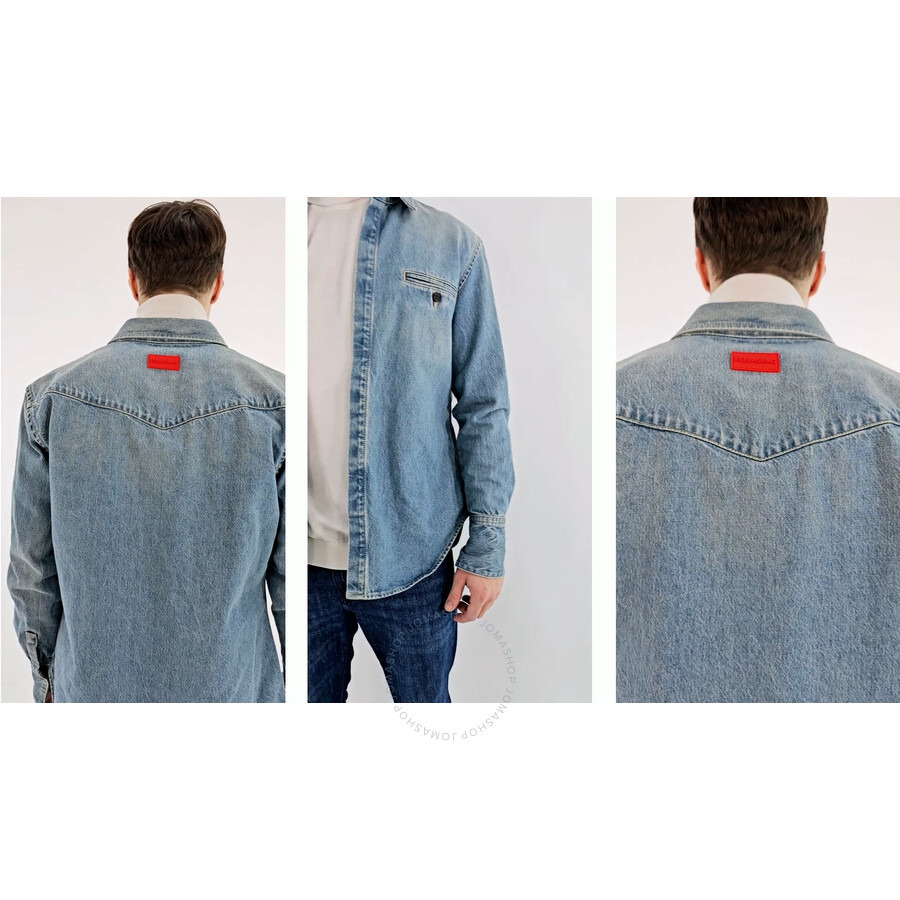 Ferragamo Denim Long Sleeve Shirt - 3
