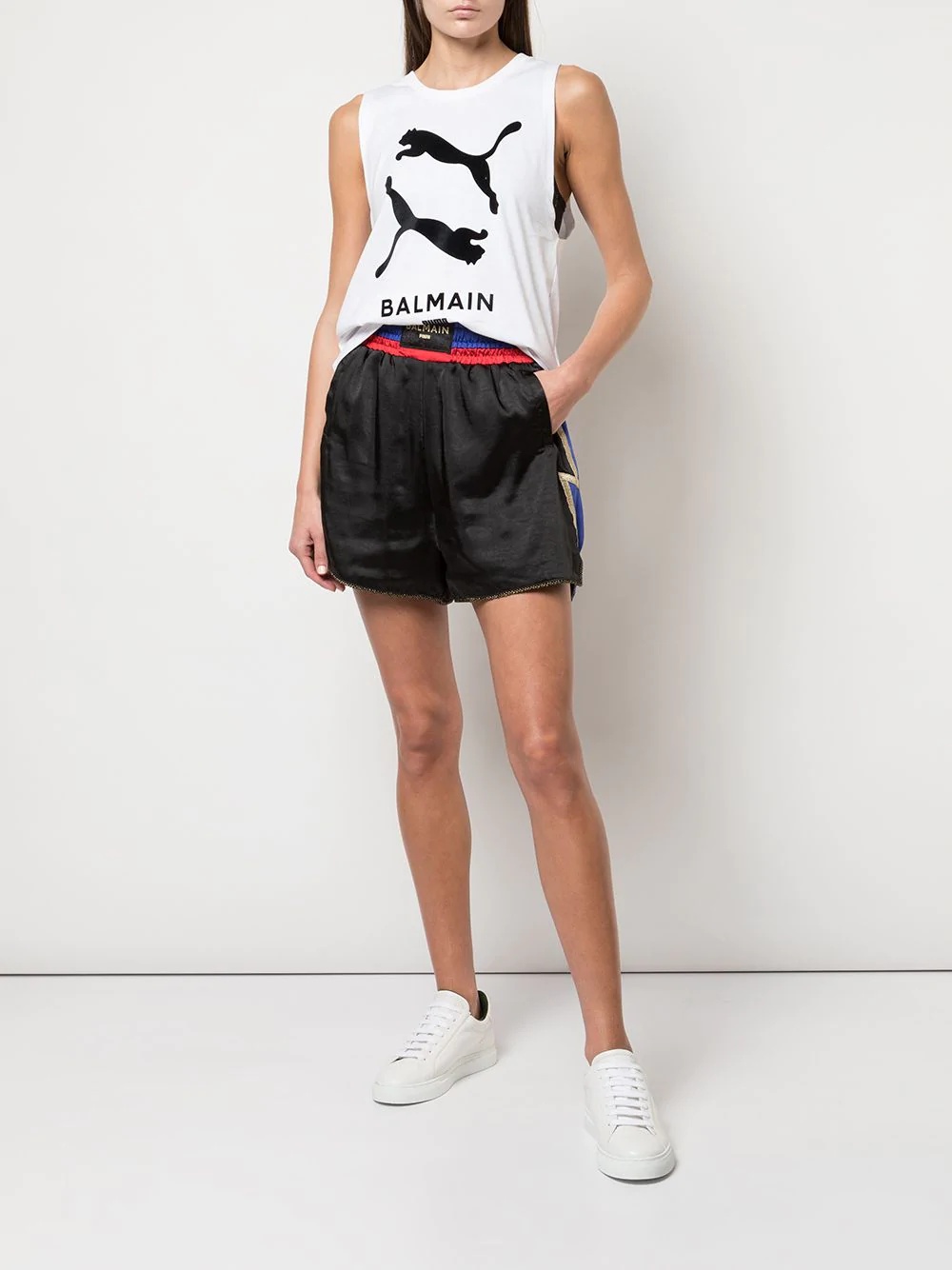 x Balmain logo tank top - 2