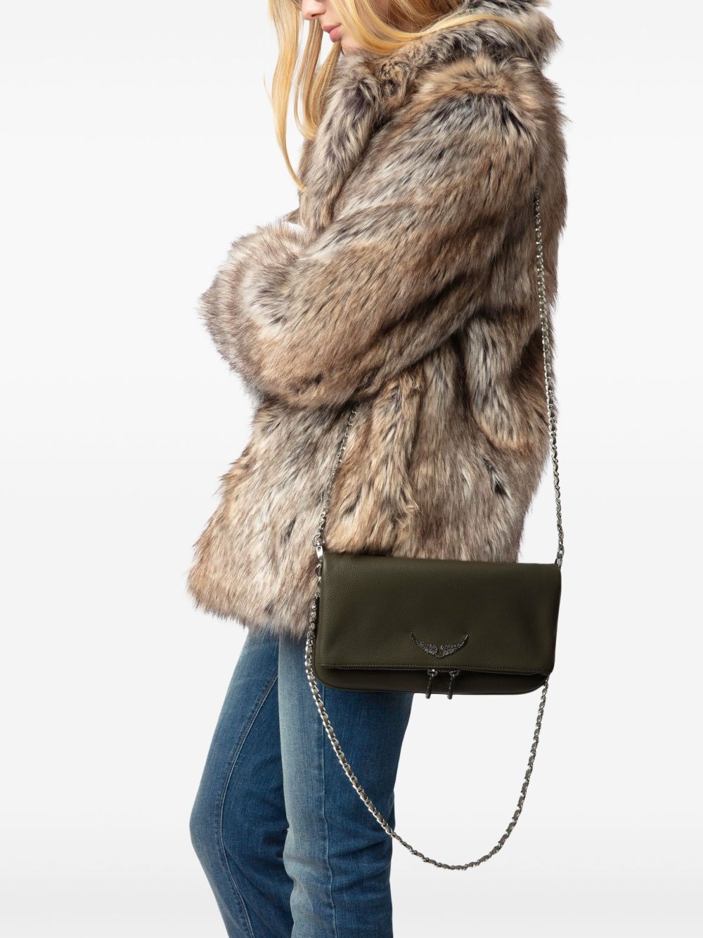 Rocky leather clutch bag - 2