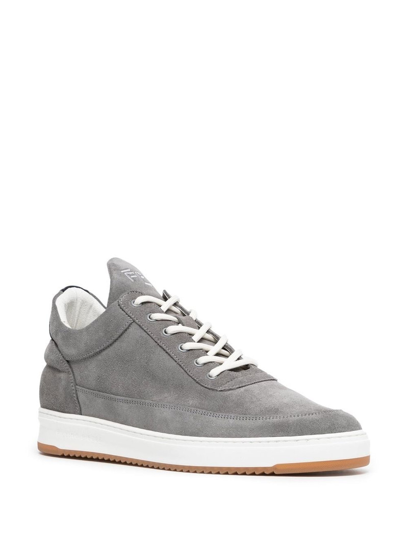 Filling Pieces suede low-top sneakers outlook