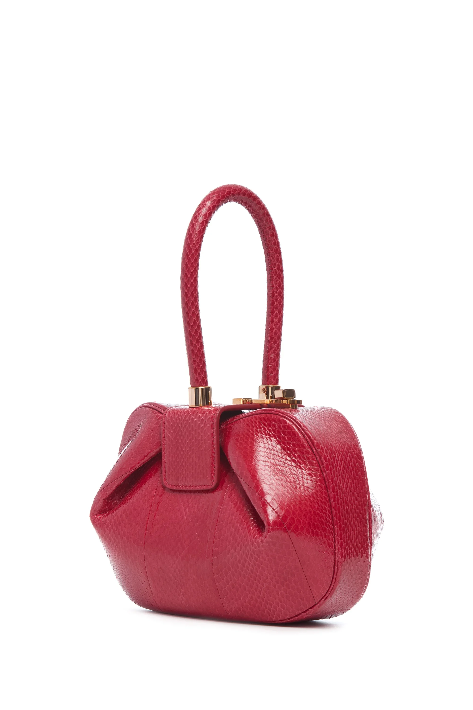 Nina Bag in Red Snakeskin - 1