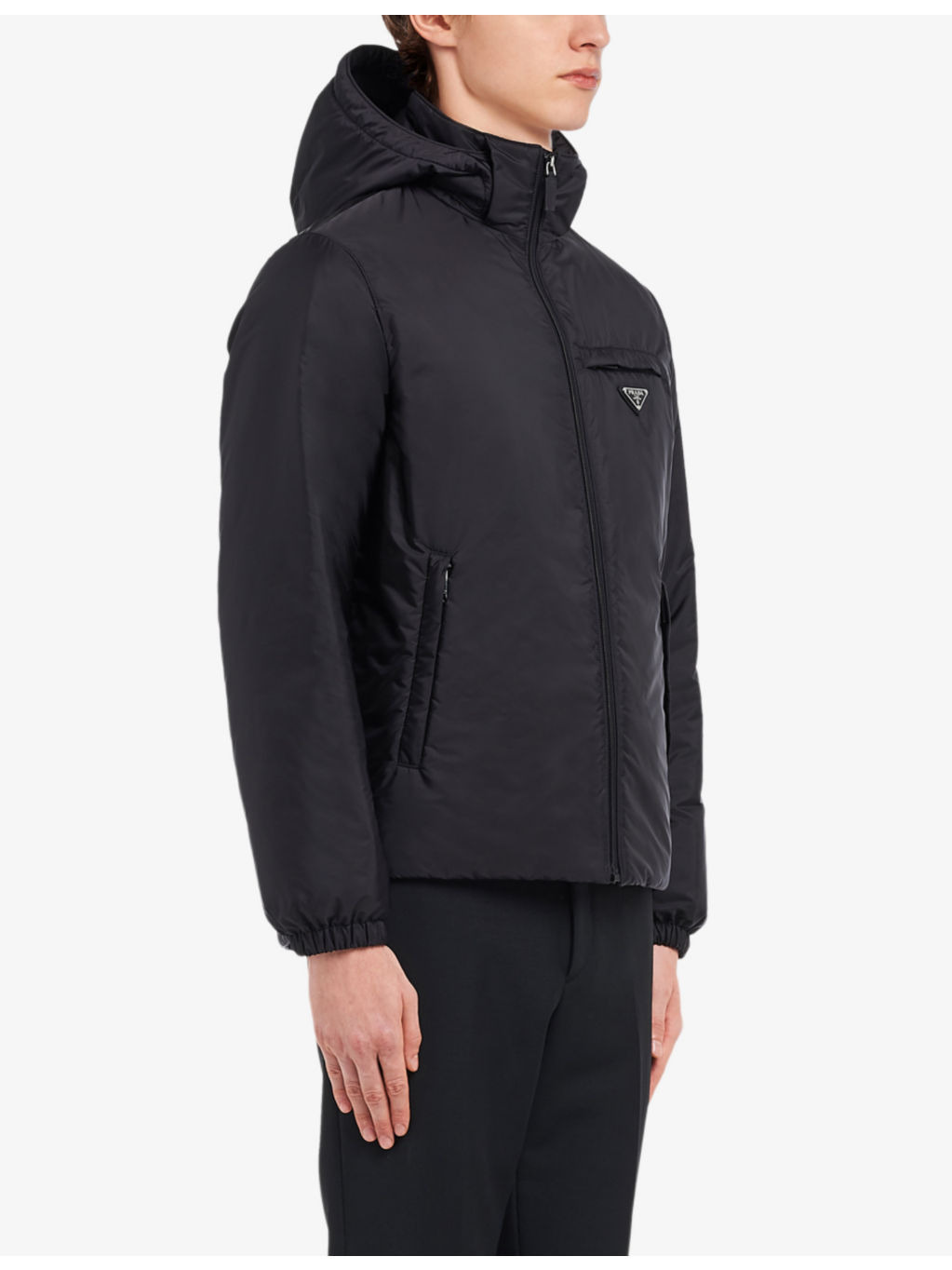 Re-Nylon padded recycled-nylon hooded jacket - 3