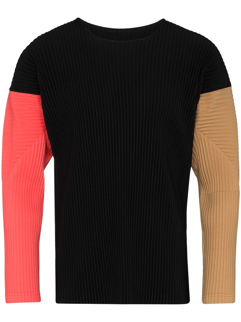 colour-block ribbed jumper - 1