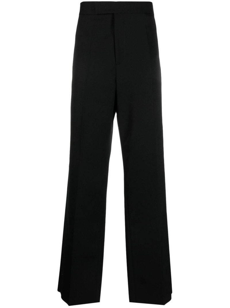 wool straight-leg trousers 1