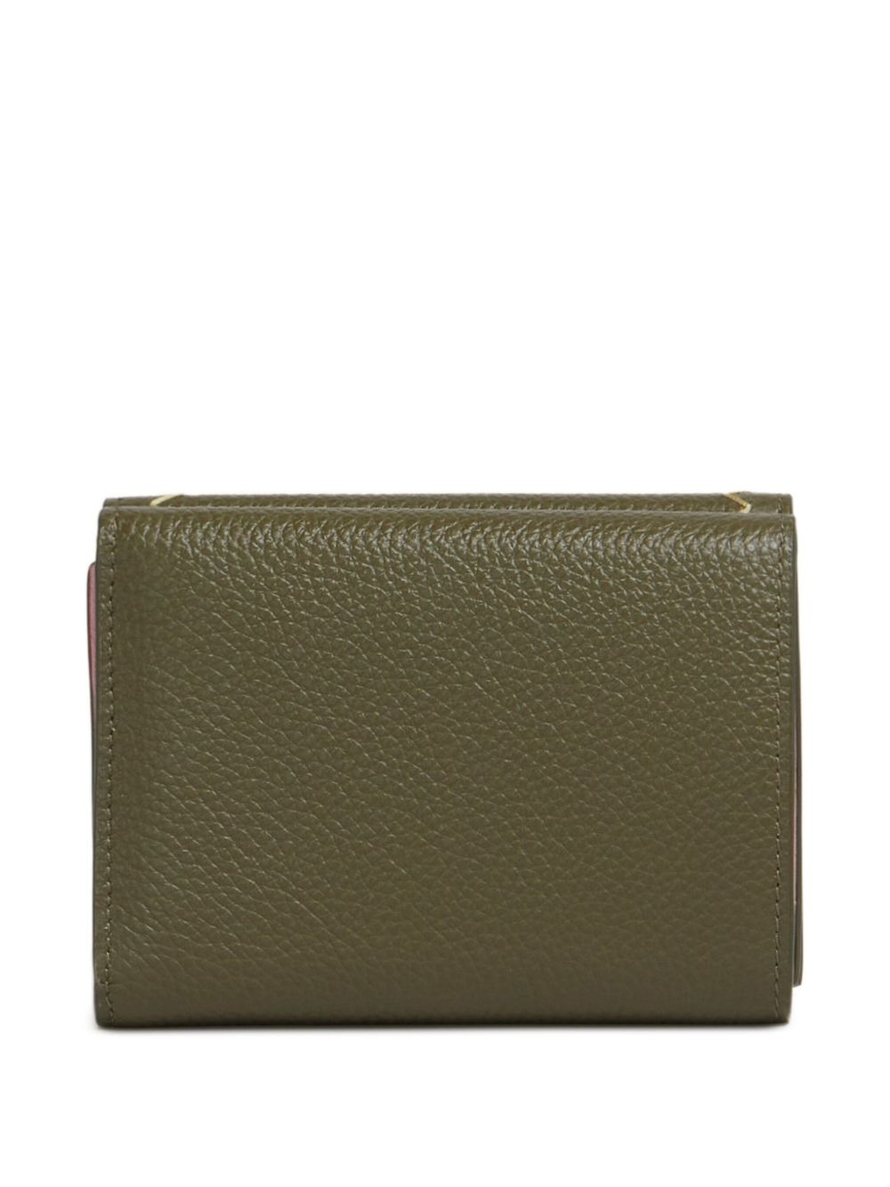 textured leather bi-fold wallet - 3