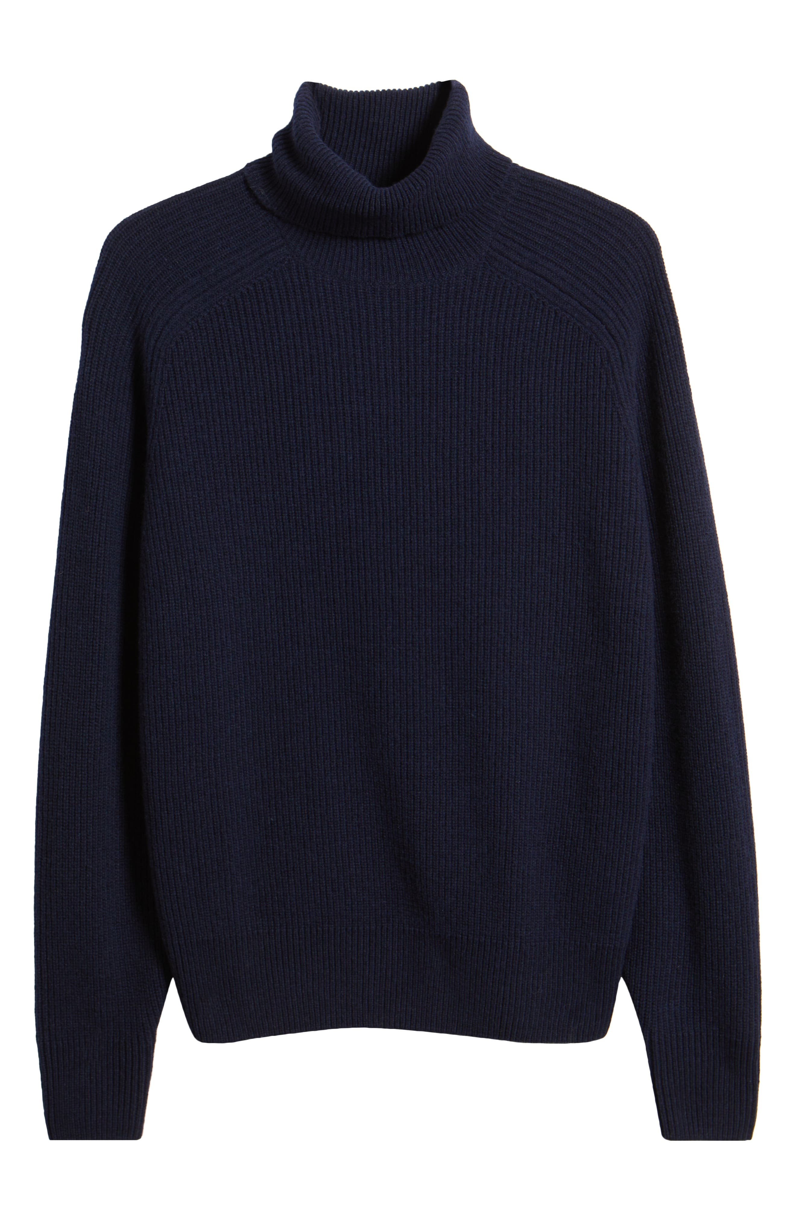 BOSS Evento Recycled Wool Turtleneck Sweater in Dark Blue at Nordstrom - 5