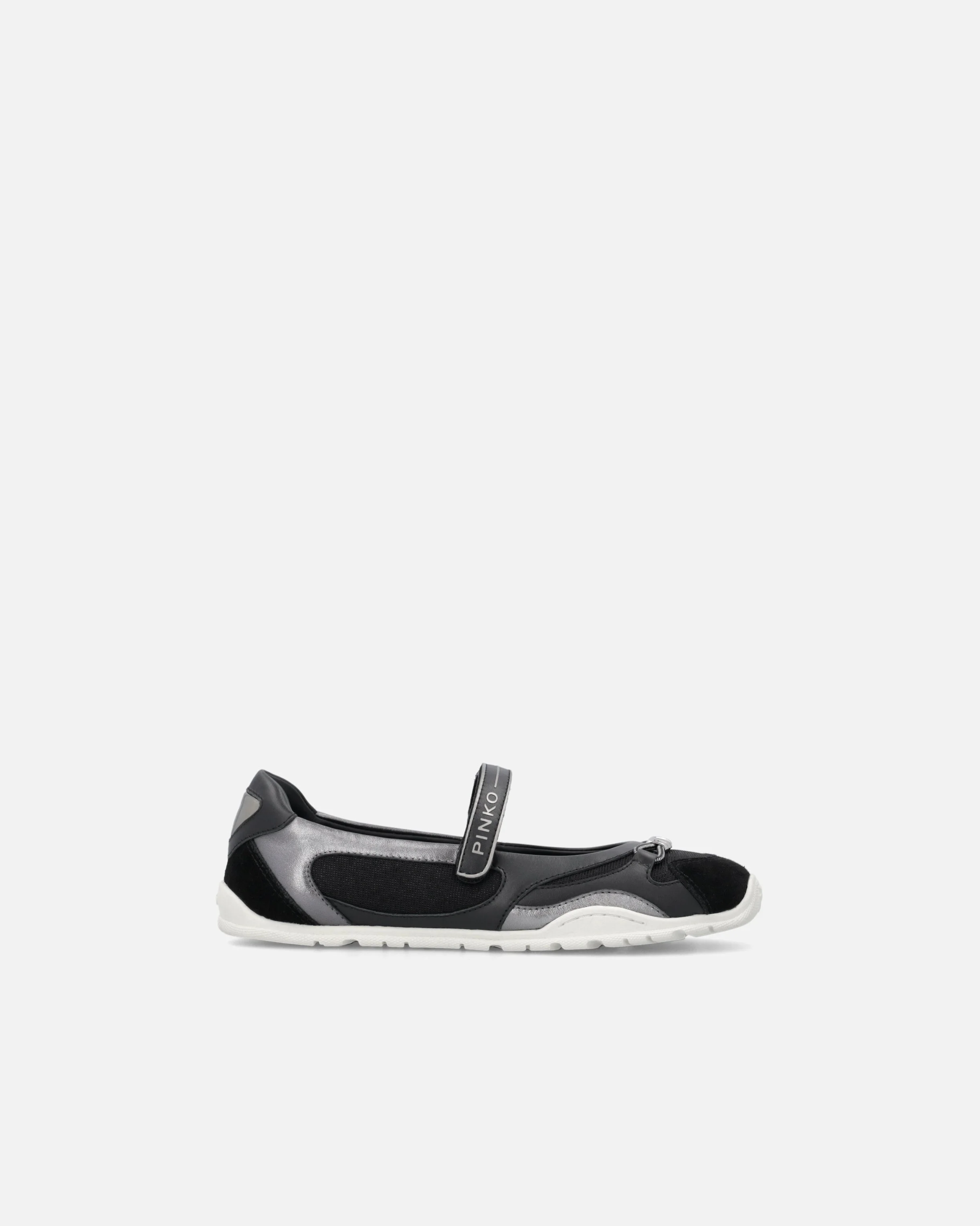 SPORTY BALLET FLATS WITH INSERTS AND PINKO LETTERING - 1