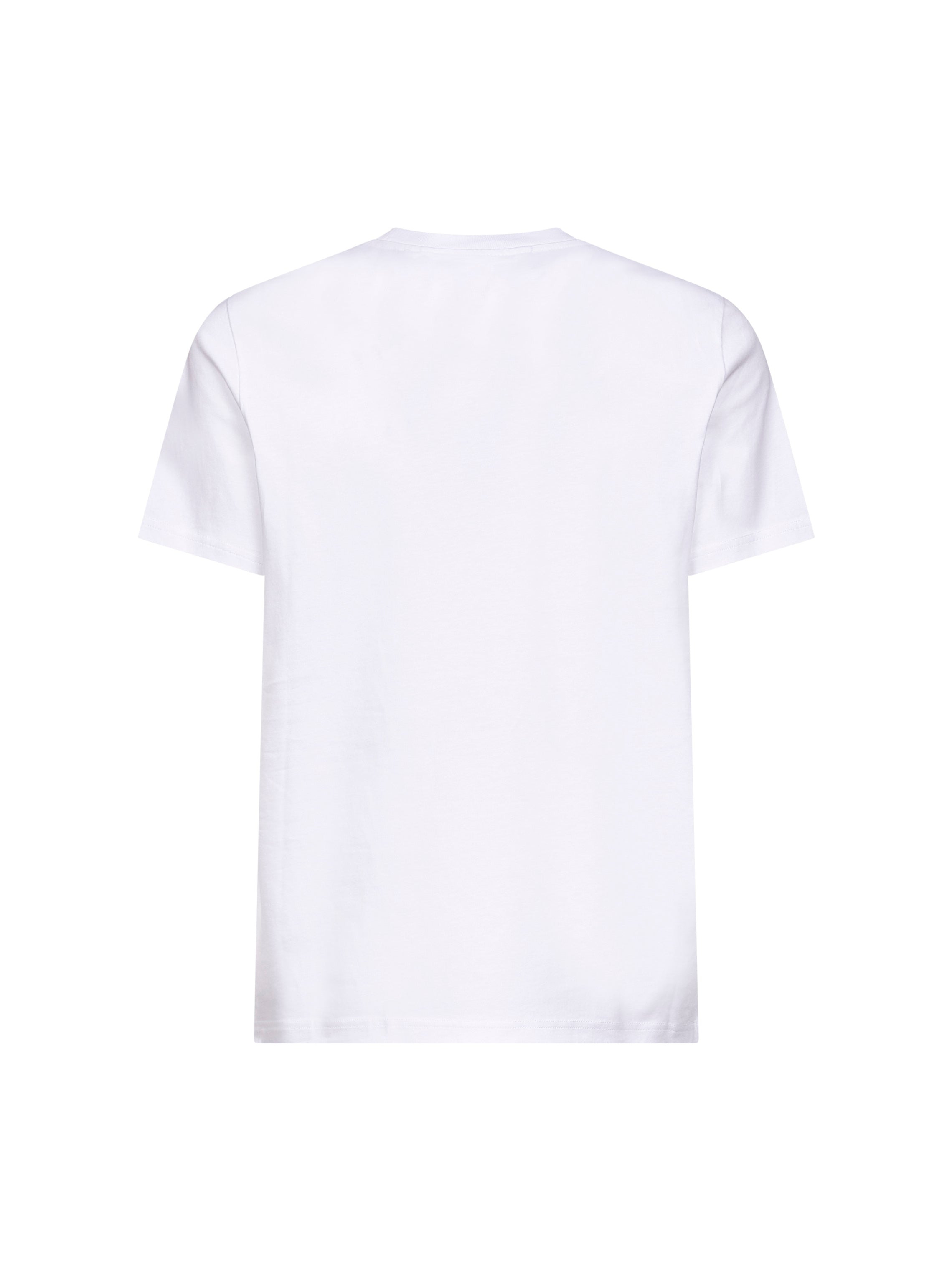 Moncler Men White Cotton Jersey Logo T-Shirt - 2
