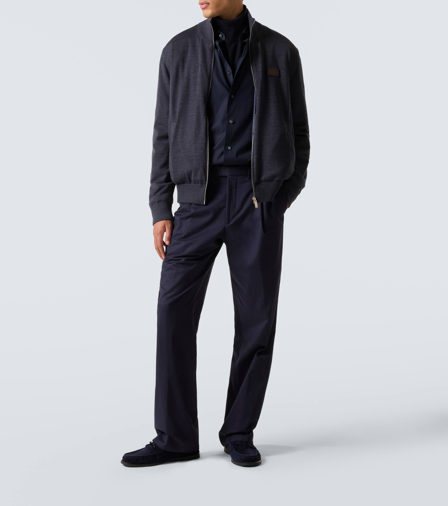 Scrito reversible wool bomber jacket - 2