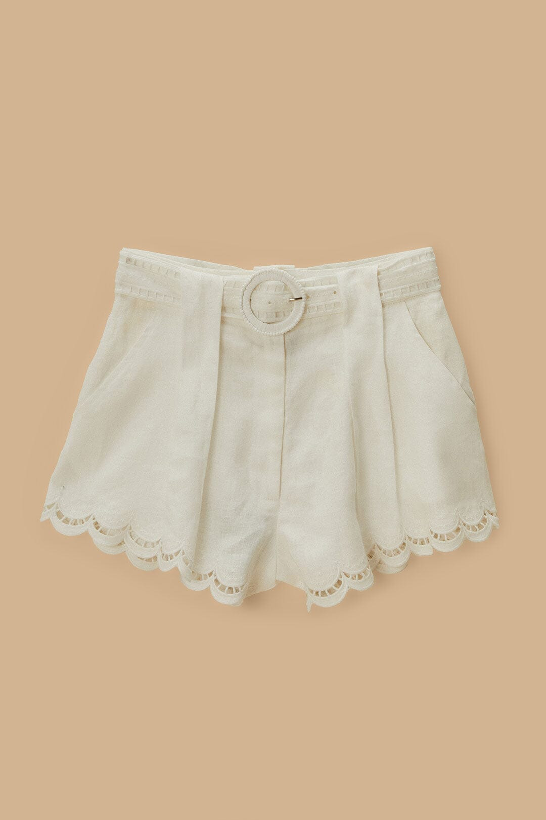 Off-White Richelieu Euroflax™ Premium Linen Shorts - 4
