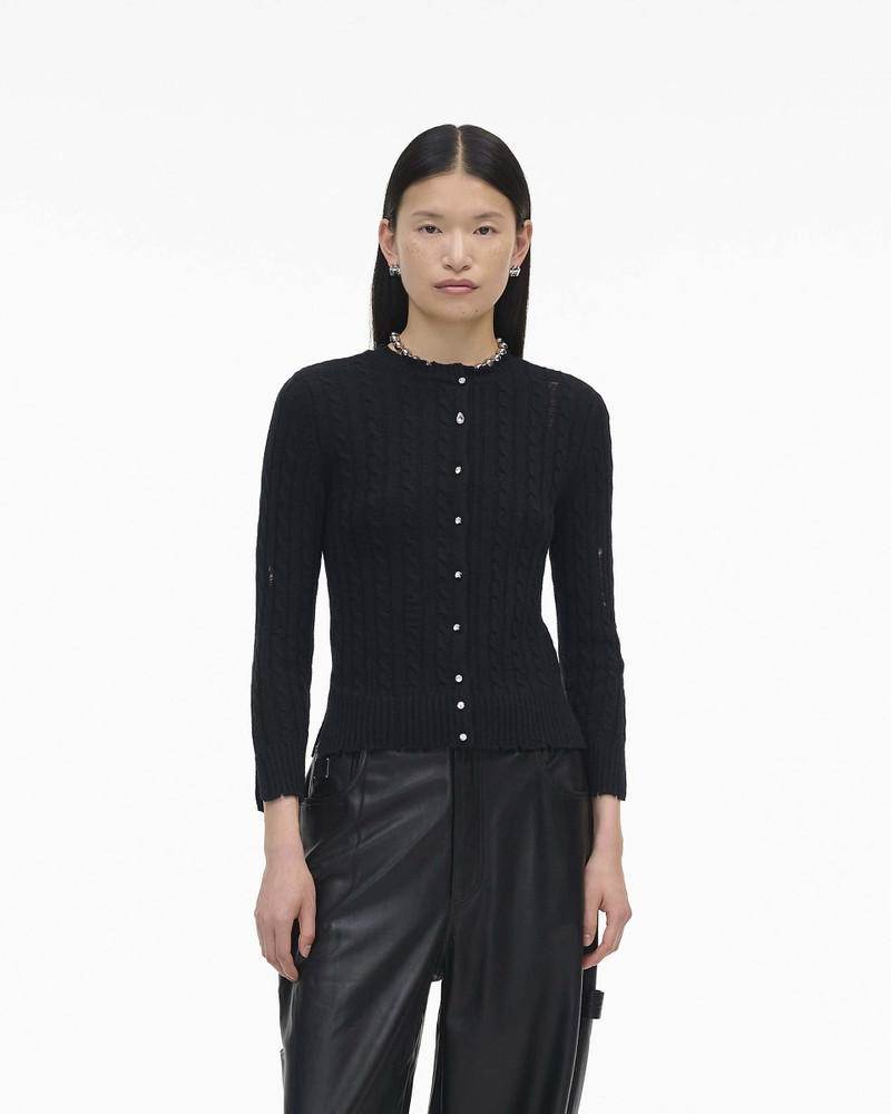 THE SHRUNKEN CASHMERE CABLE CARDIGAN 1