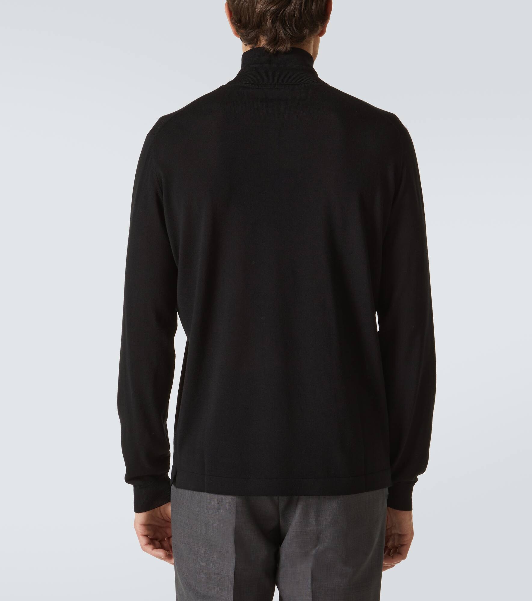 Wool turtleneck sweater - 4