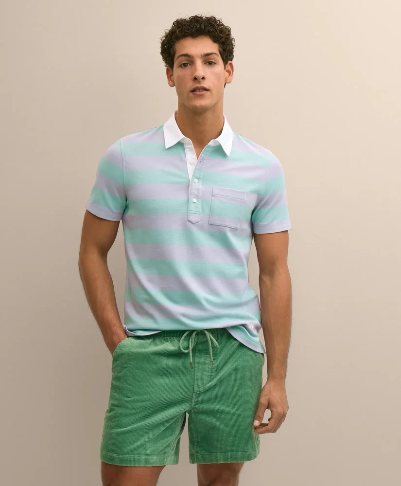Golden Fleece® Stretch Supima® Cotton Short-Sleeve Polo - 1