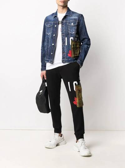 DSQUARED2 flap pocket logo denim jacket outlook