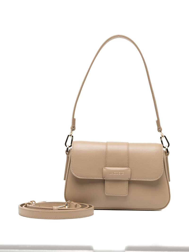 logo-appliqué flap bag 5