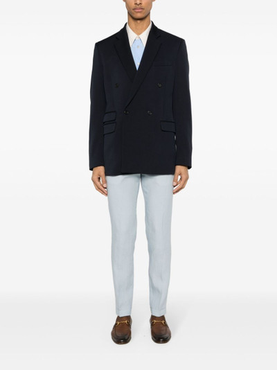 Paul Smith pressed-crease linen trousers outlook