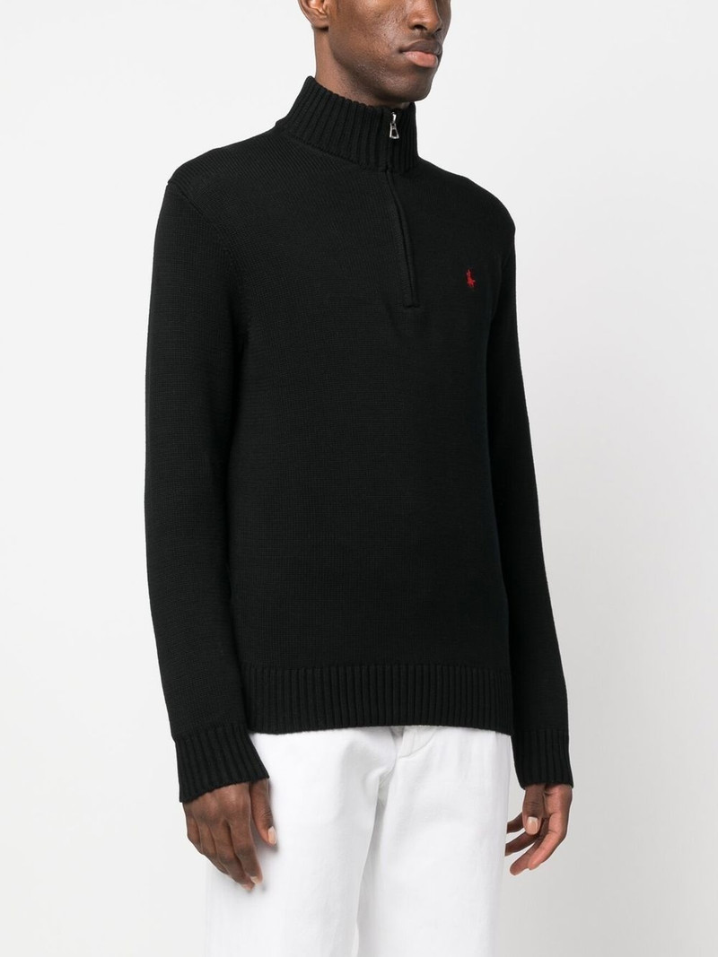 short zip-up cotton pullover 3