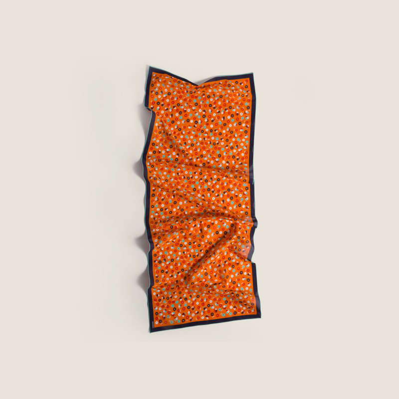 Printed poplin scarf 4