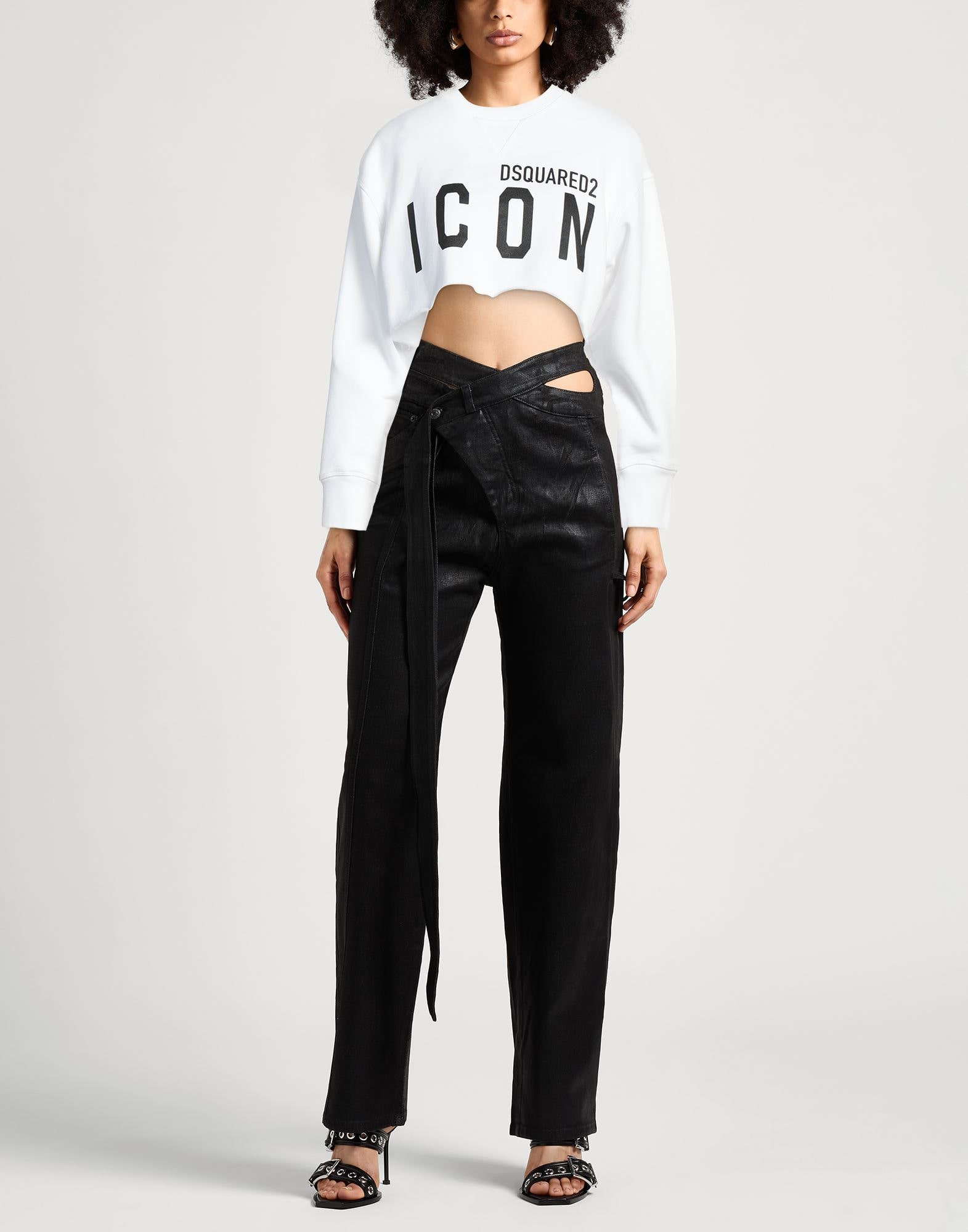 White Women's Sweatshirt - 2