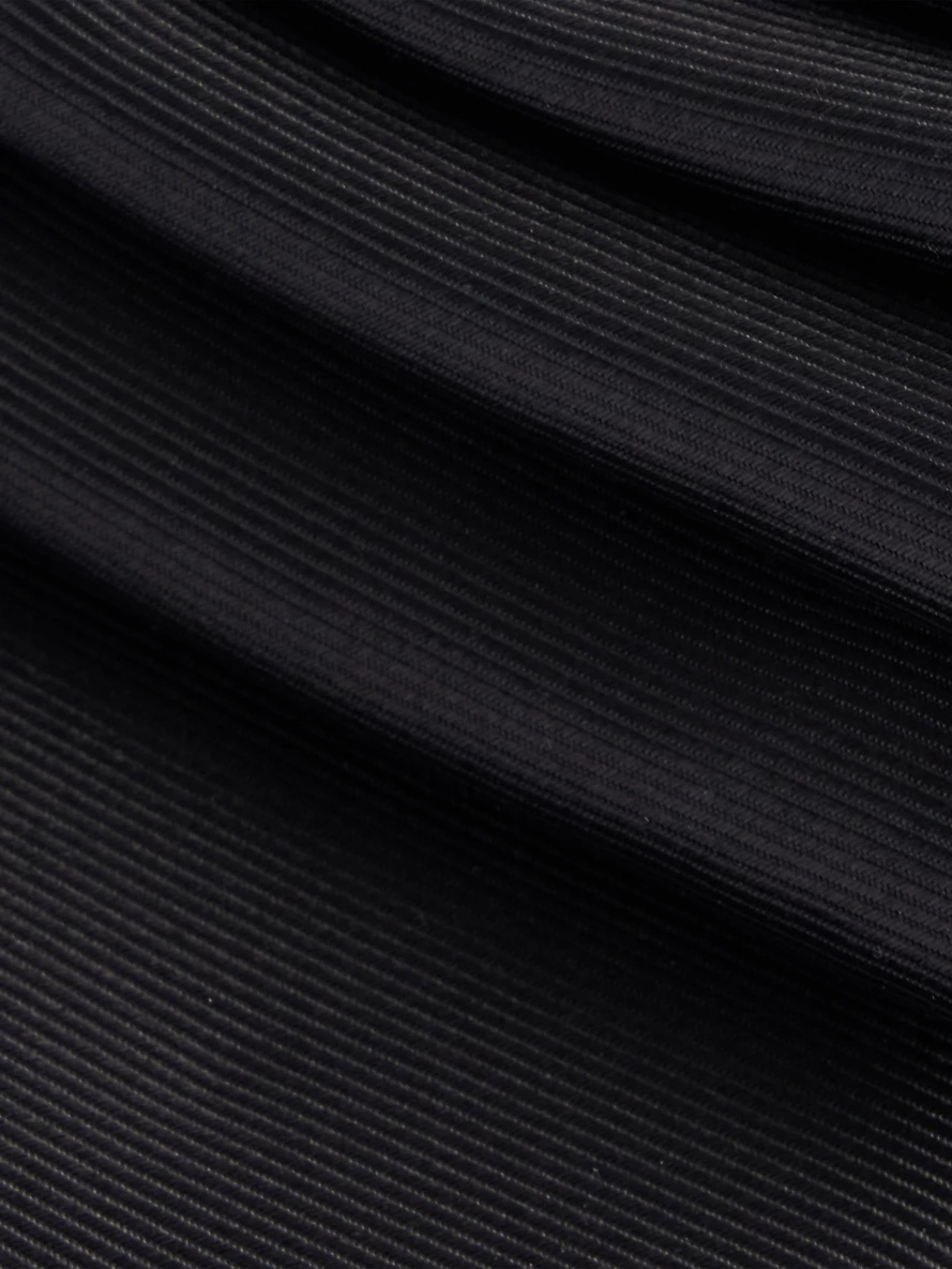 Wide-blade textured silk tie - 2