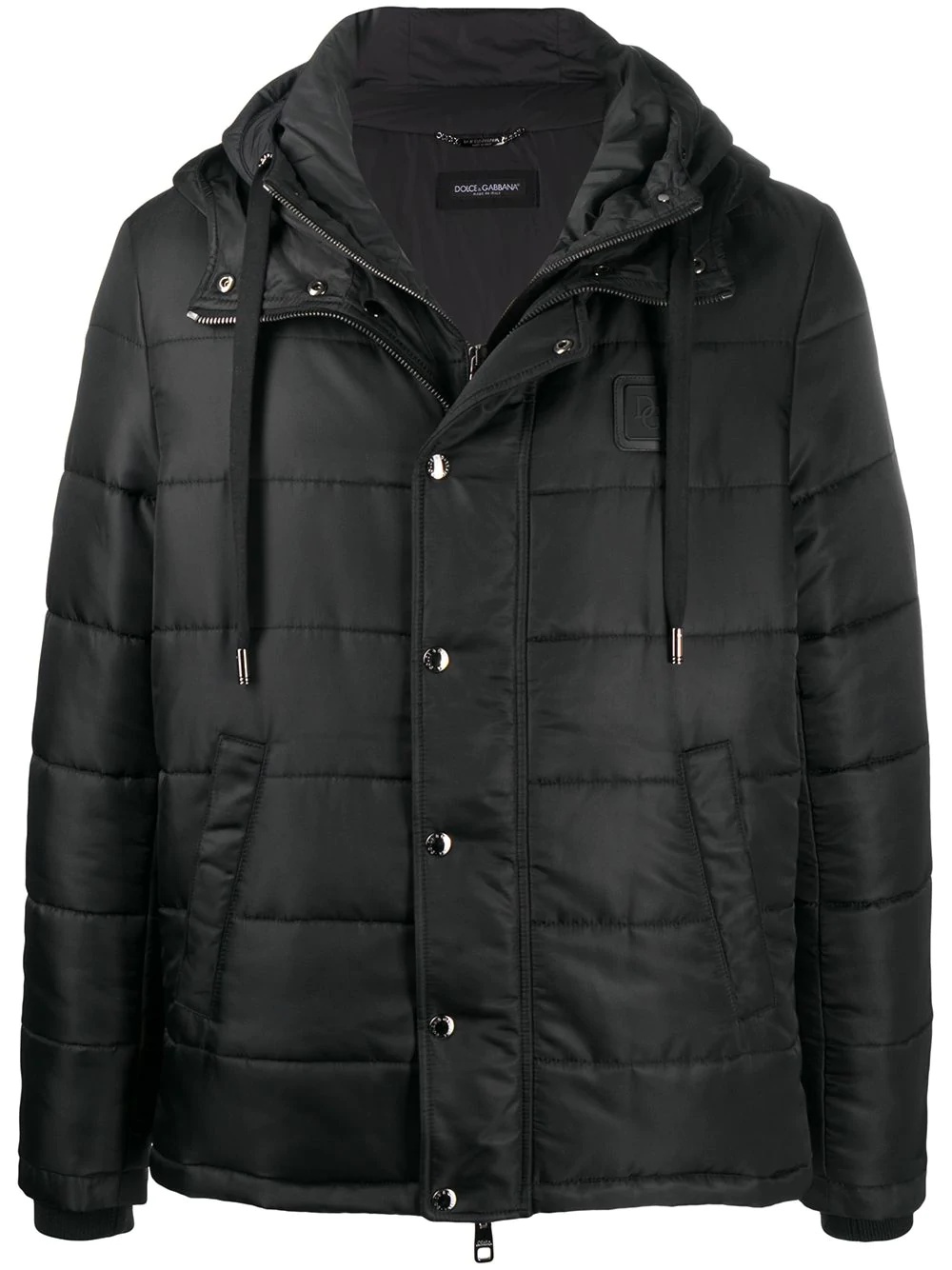 hooded puffer jacket - 1