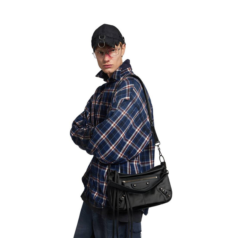 BALENCIAGA Men's Le City Moto Small in Black outlook