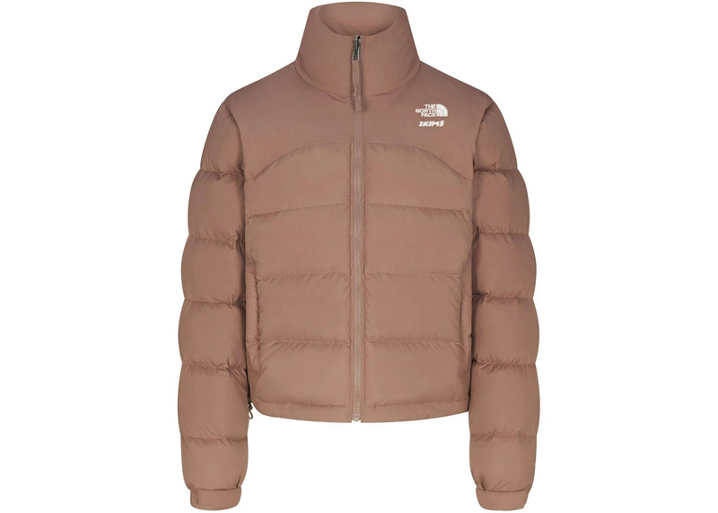 SKIMS x TNF 2000 Retro Nuptse Jacket Sienna 1