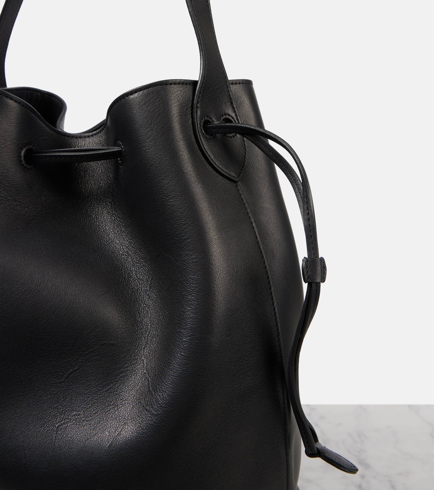 Belvedere leather bucket bag - 6