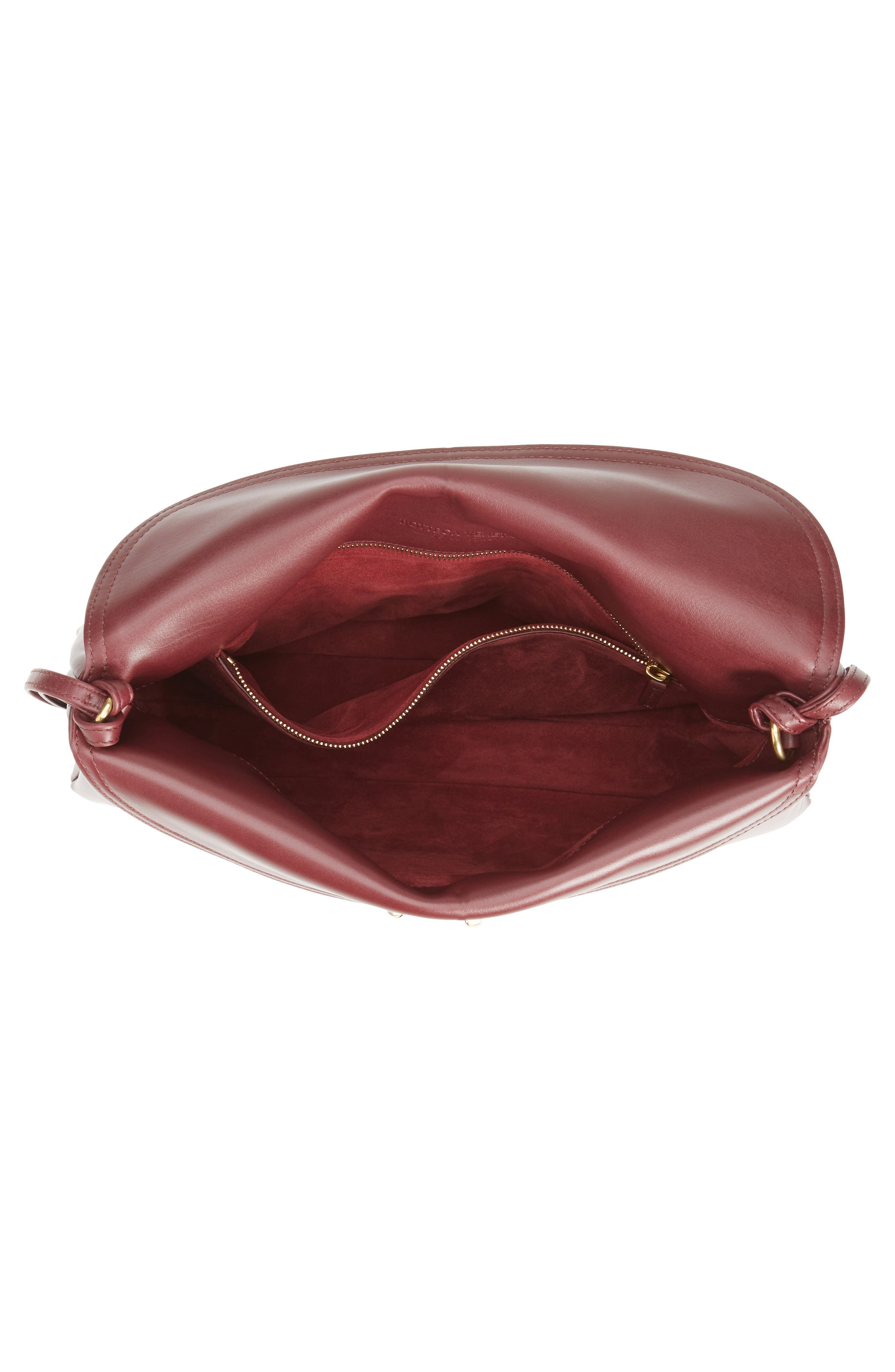Bottega Veneta Medium Liberta Leather Shoulder Bag in 2250 Barolo-M Brass at Nordstrom - 6