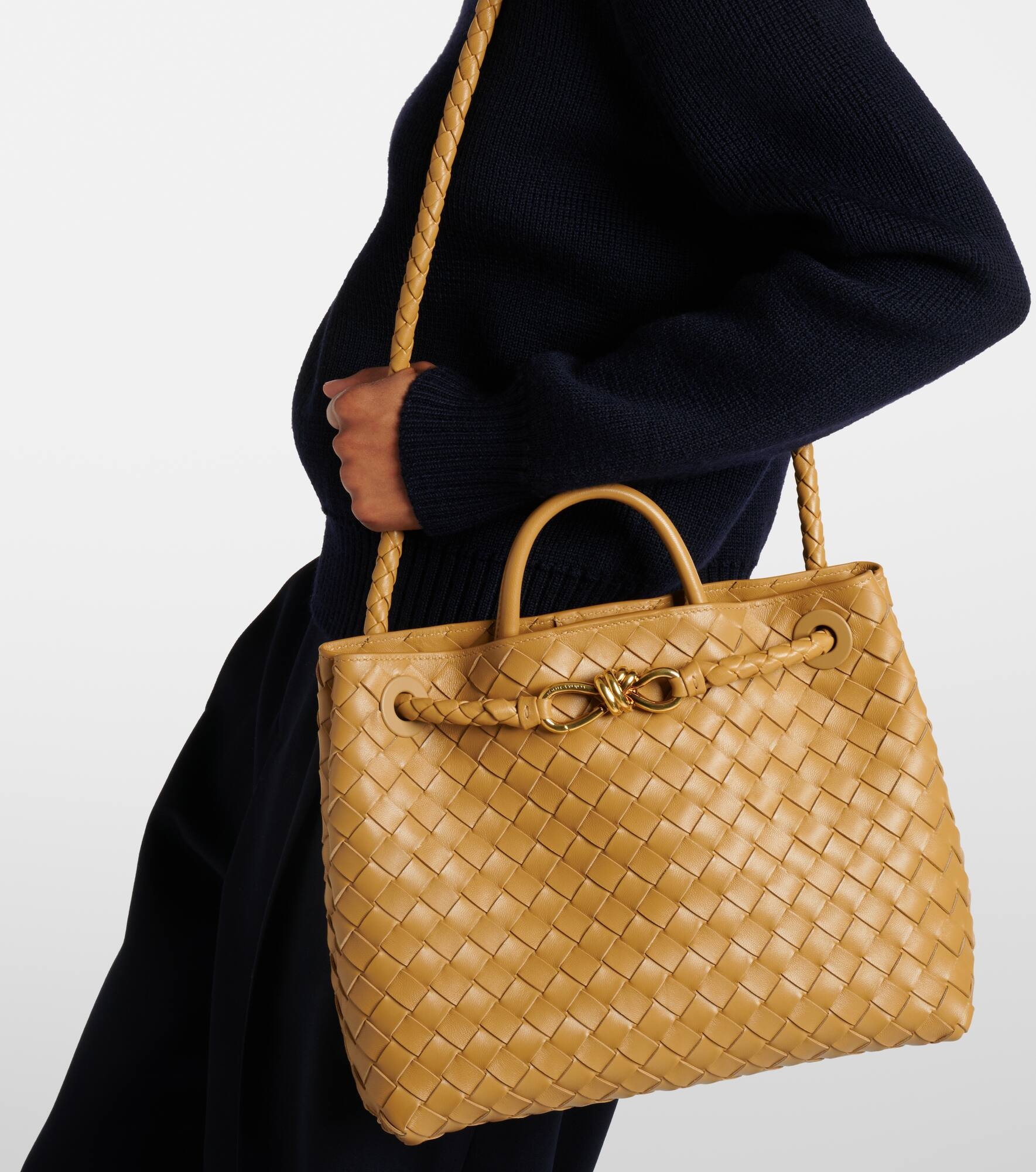 Andiamo Medium leather tote bag - 8