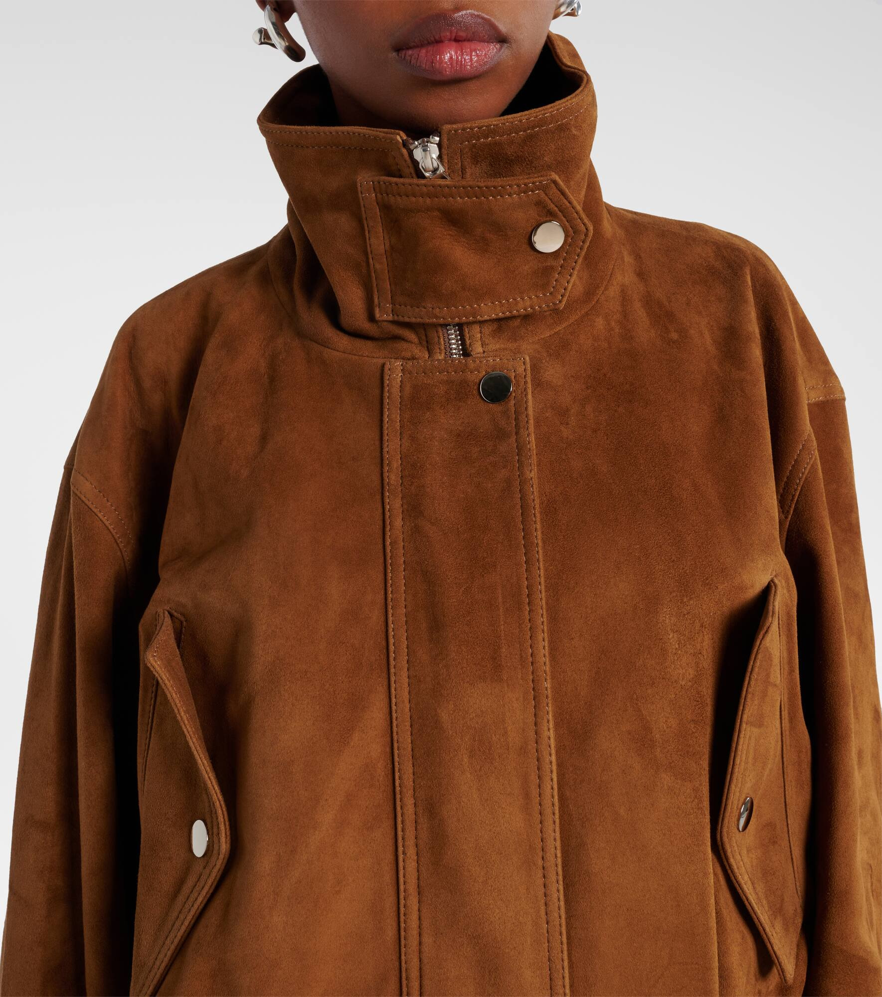 Briar suede bomber jacket - 5
