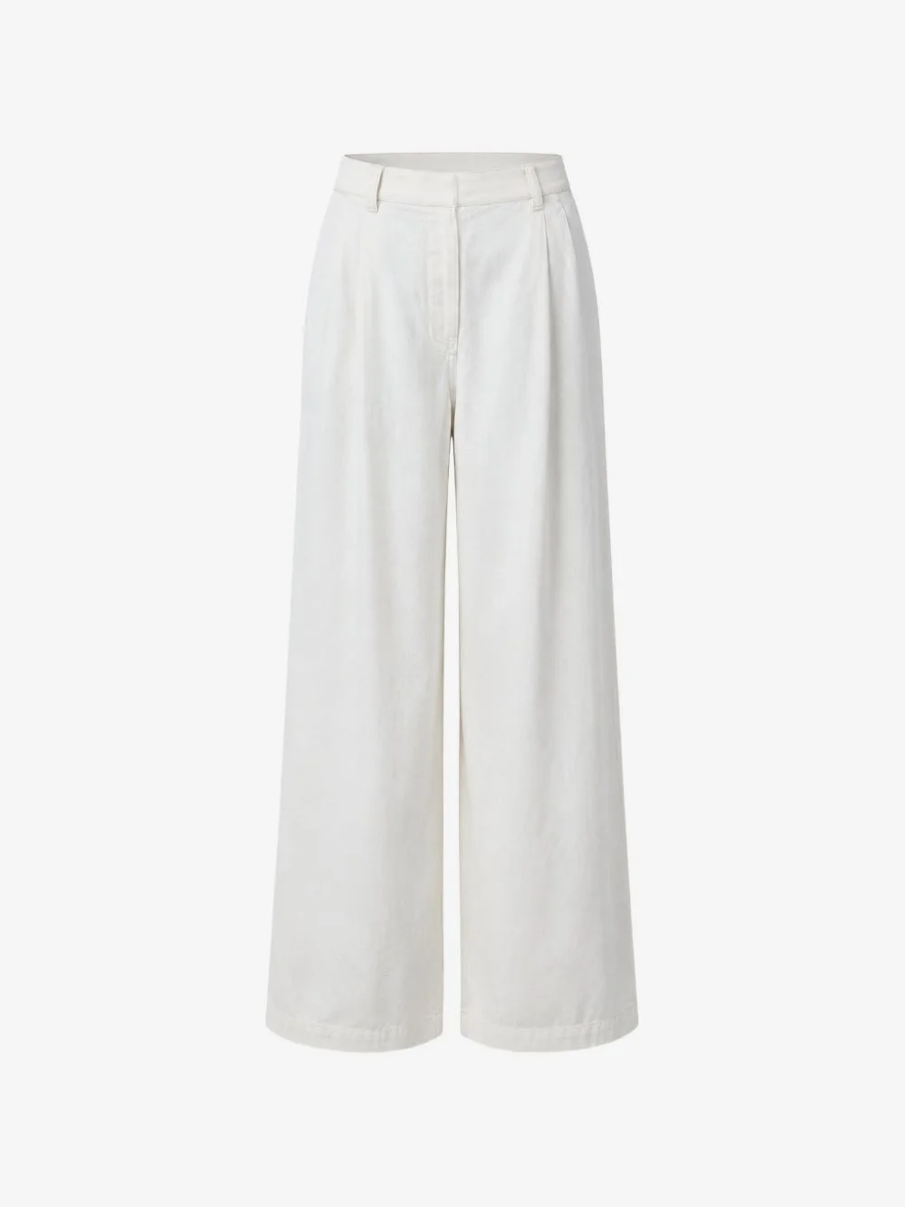 pleated palazzo pants - 1