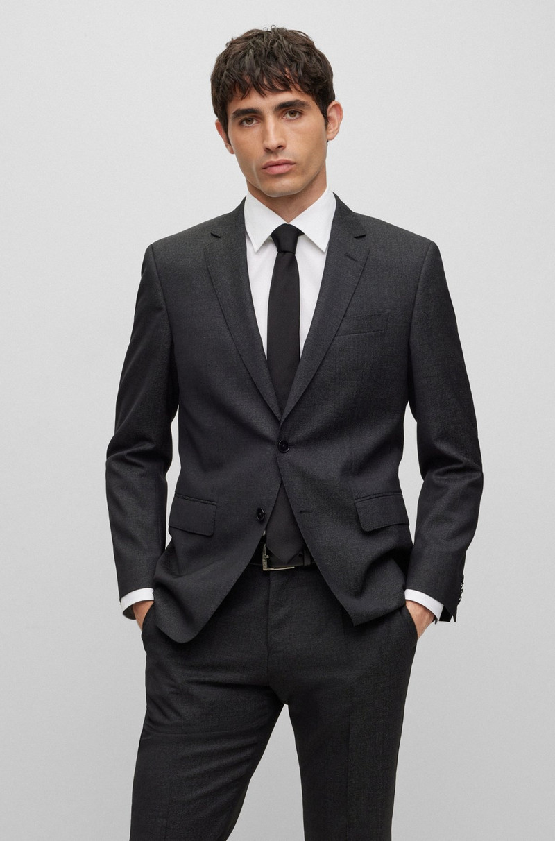 SLIM-FIT SUIT IN VIRGIN WOOL WITH SIGNATURE LINING 3