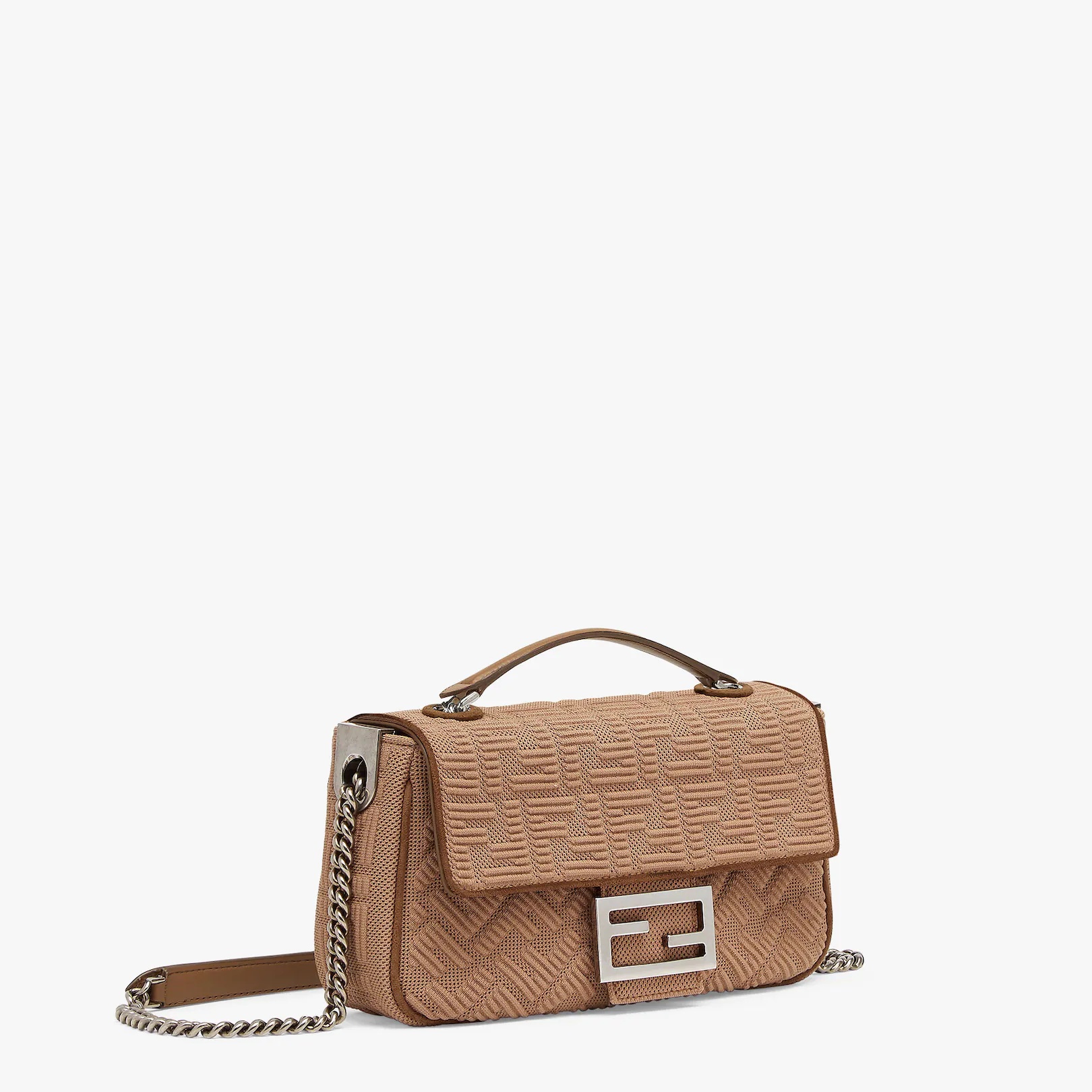 Beige FF fabric bag - 2