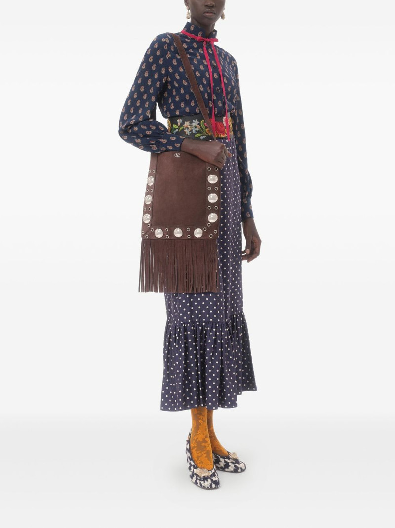 Valentino paisley-print silk shirt outlook