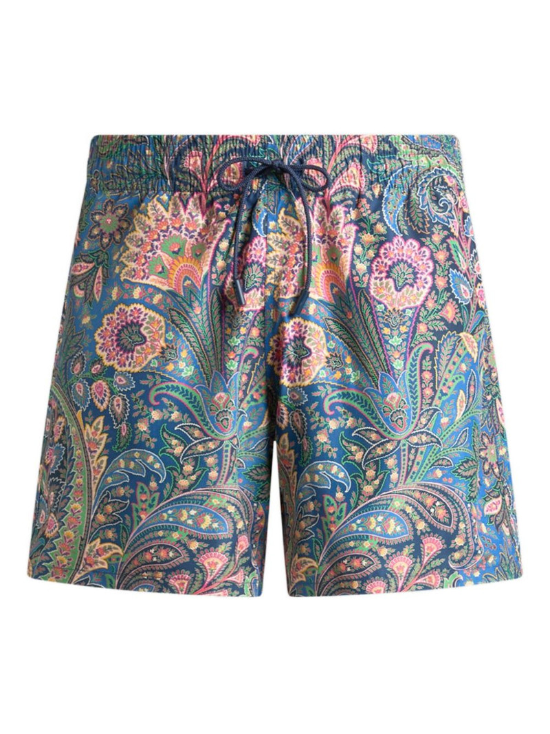 paisley-print swim shorts 1