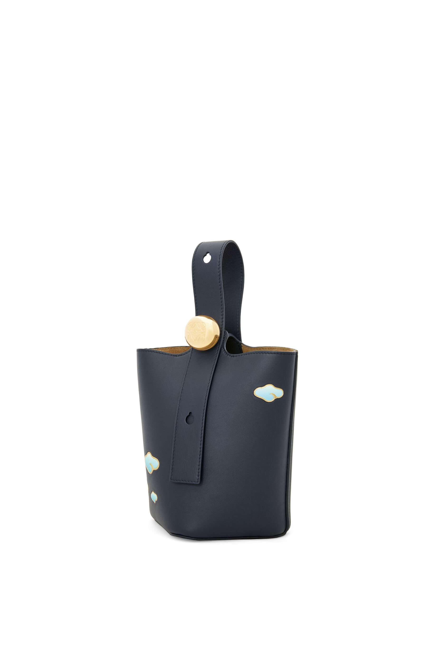 Mini Pebble bucket in nappa calfskin - 5