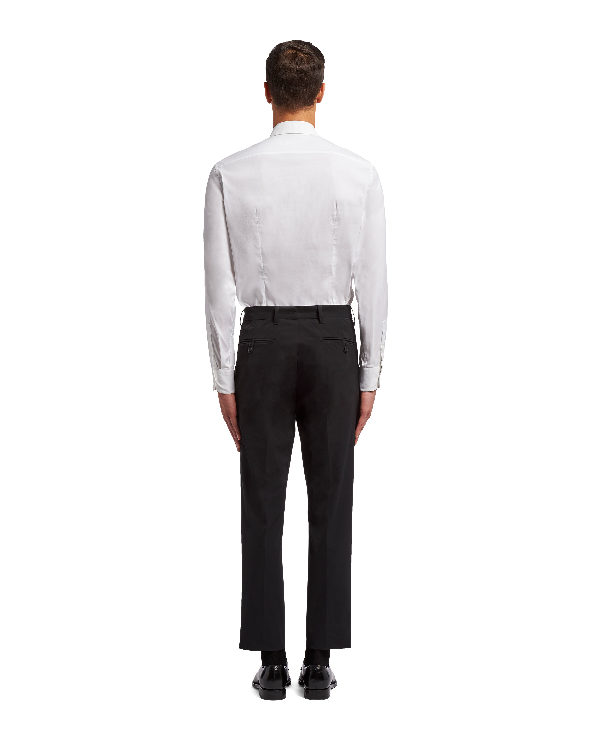 Stretch technical fabric trousers - 4