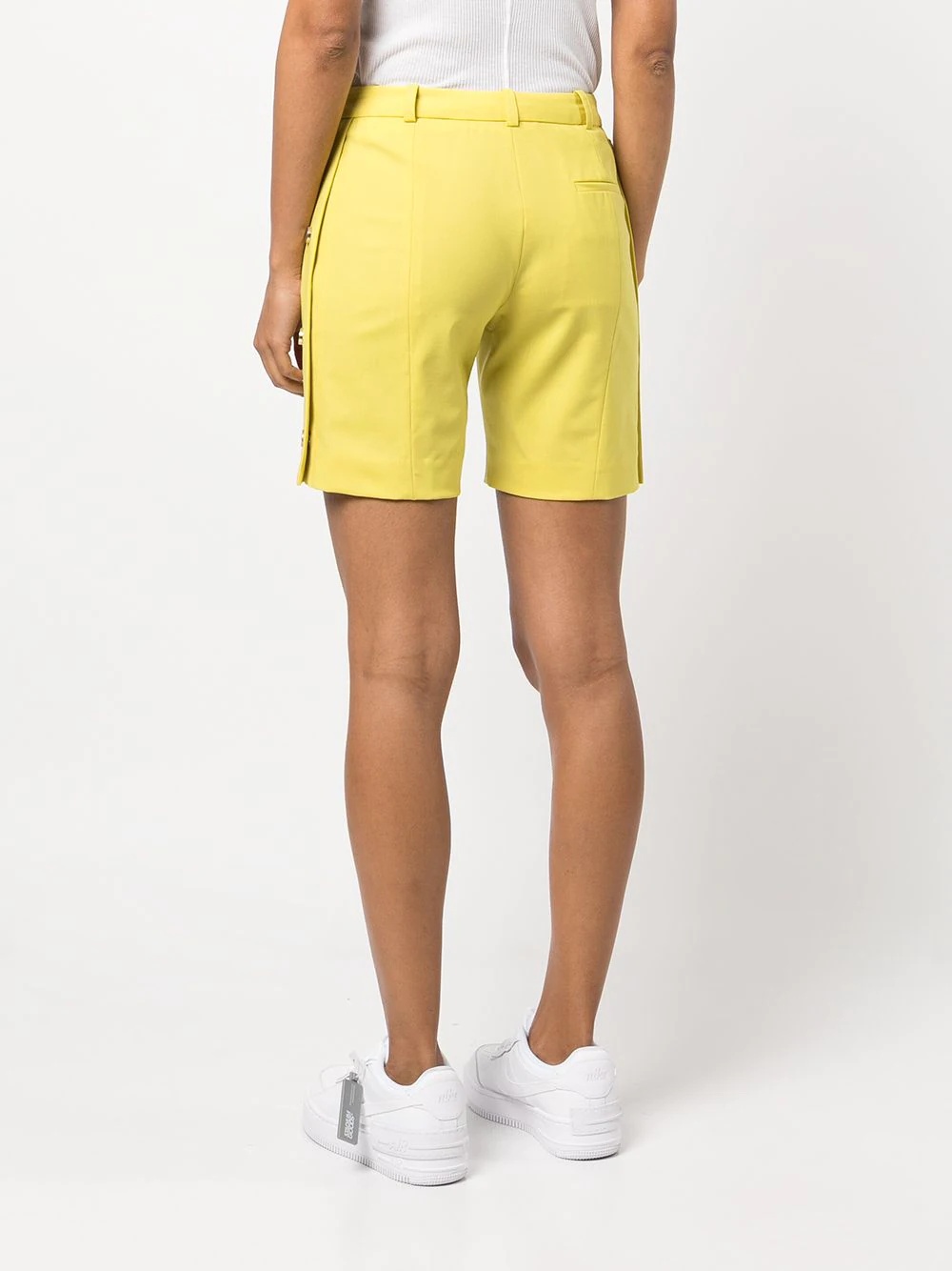 side-button tailored shorts - 4