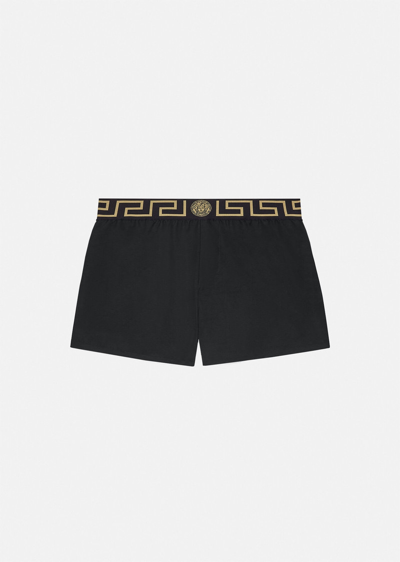 Greca Border Short Swim Shorts - 1