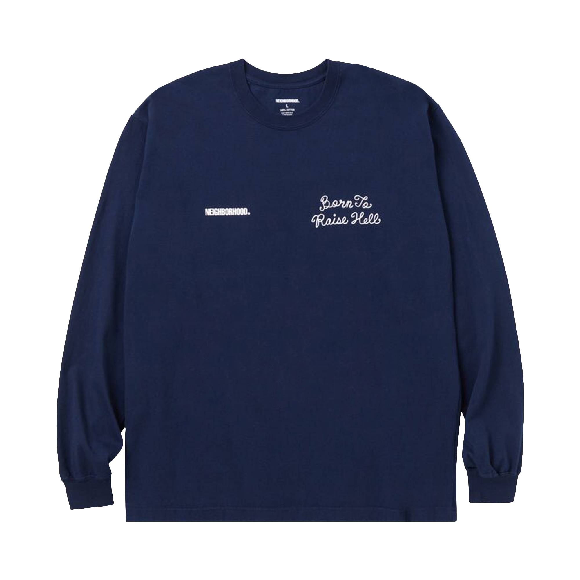 Neighborhood Long-Sleeve T-Shirt #9 'Navy' - 1