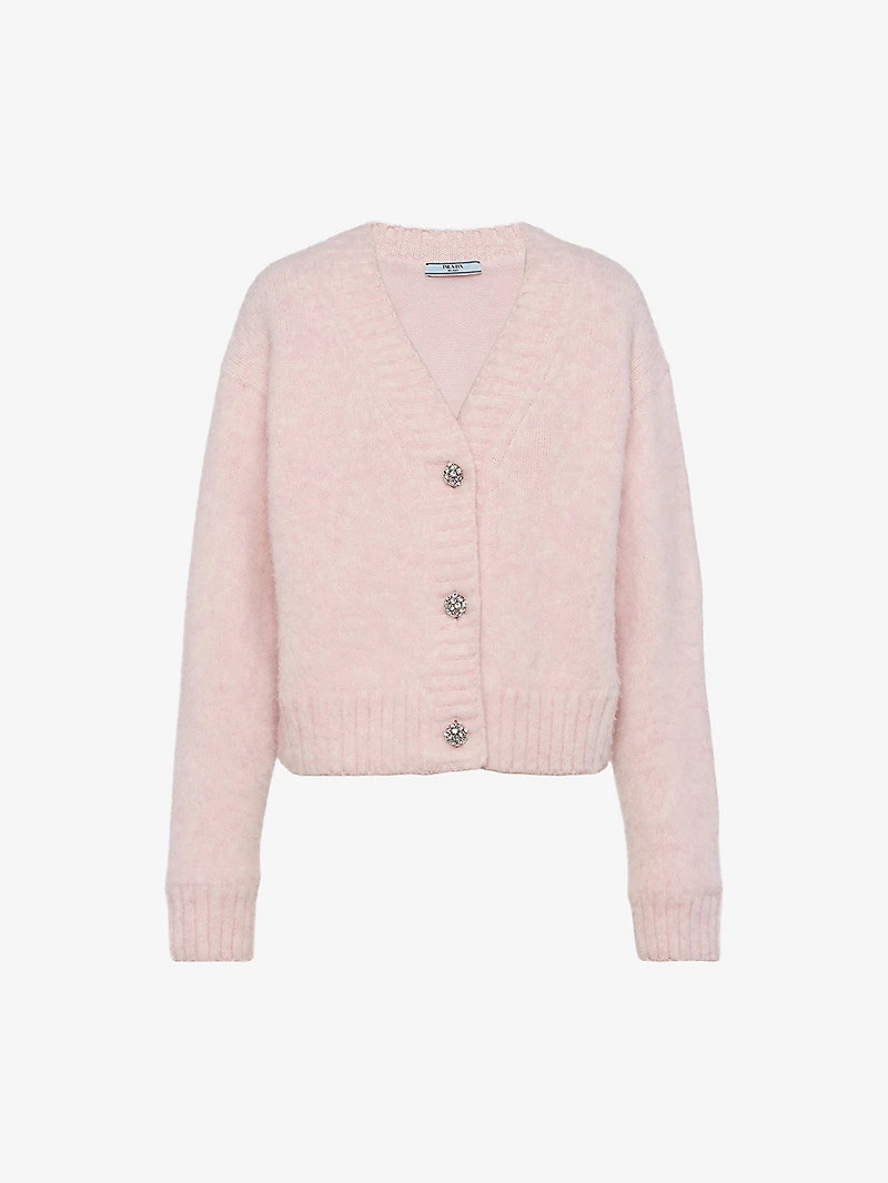 Prada Shetland wool cardigan outlook
