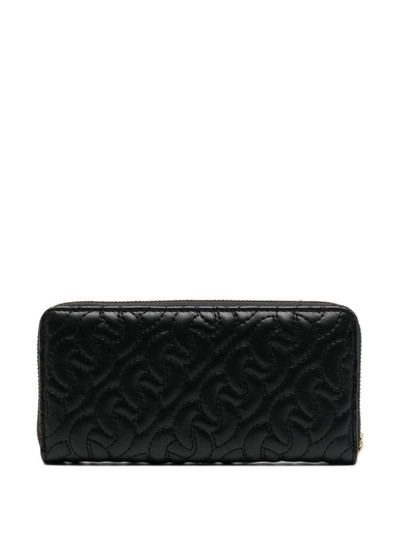 VERSACE JEANS COUTURE quilted faux-leather wallet outlook