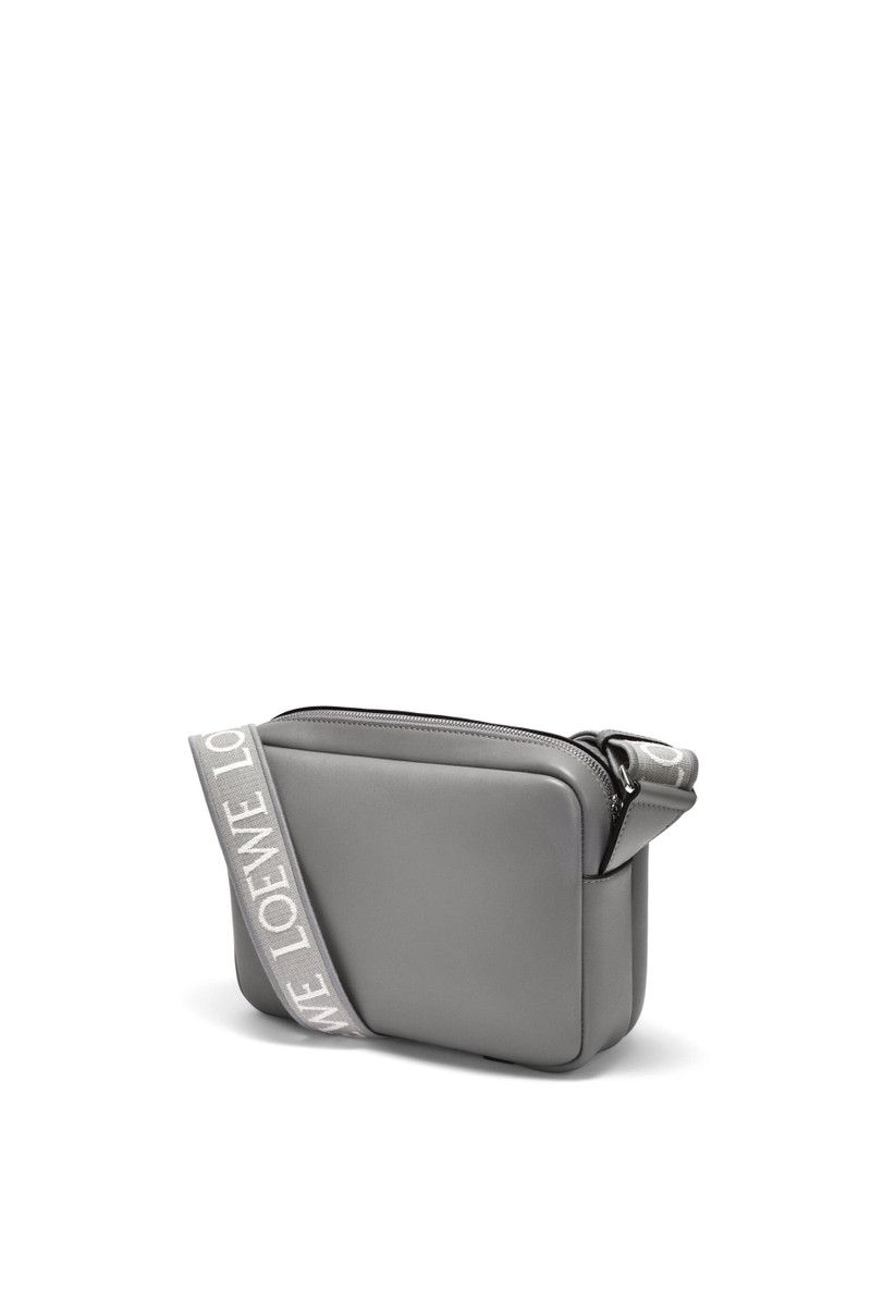 Loewe XS Military messenger bag in supple smooth calfskin and jacquard outlook