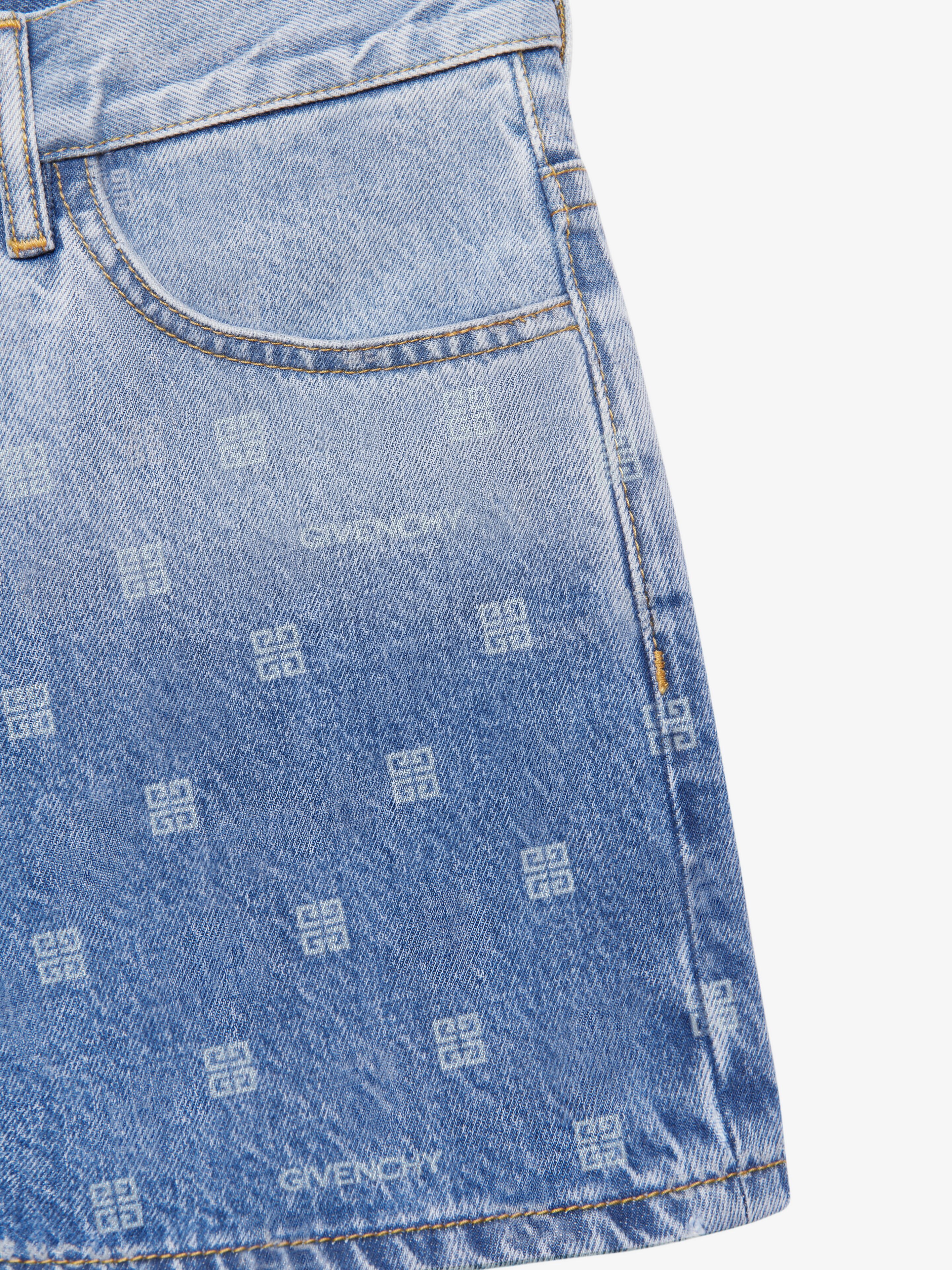 SKIRT IN GIVENCHY 4G DENIM - 5