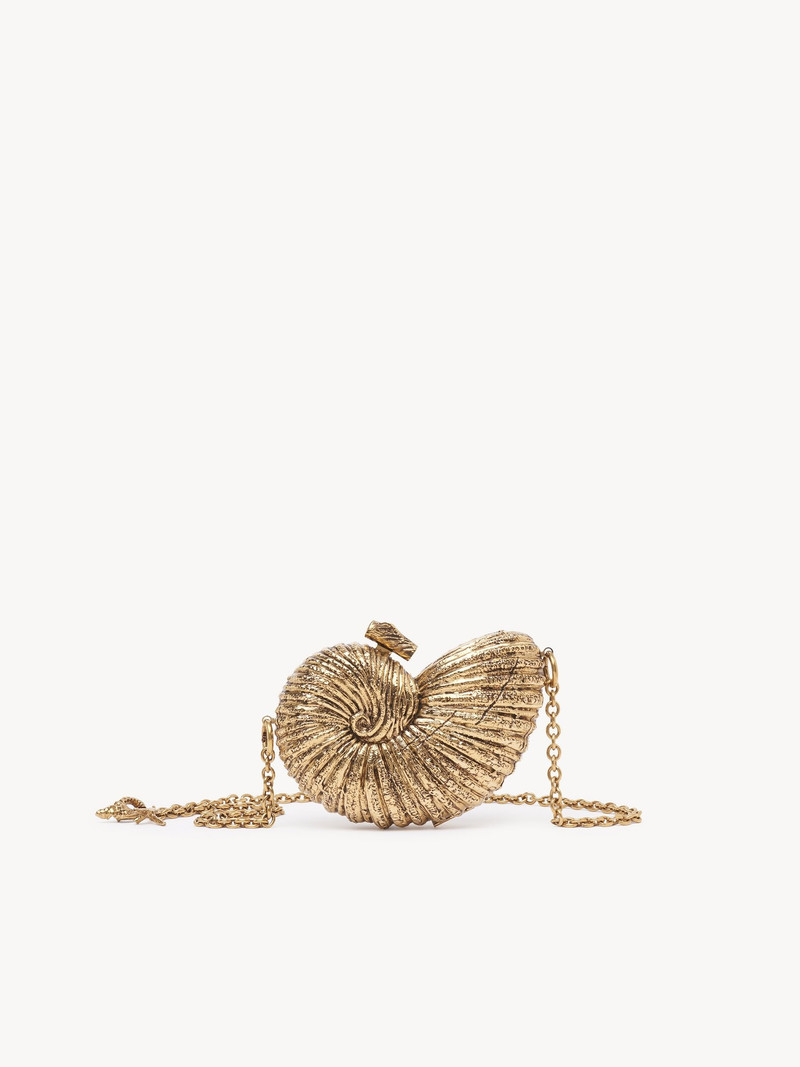 SEA TREASURES SHELL MINAUDIÈRE IN METAL 1