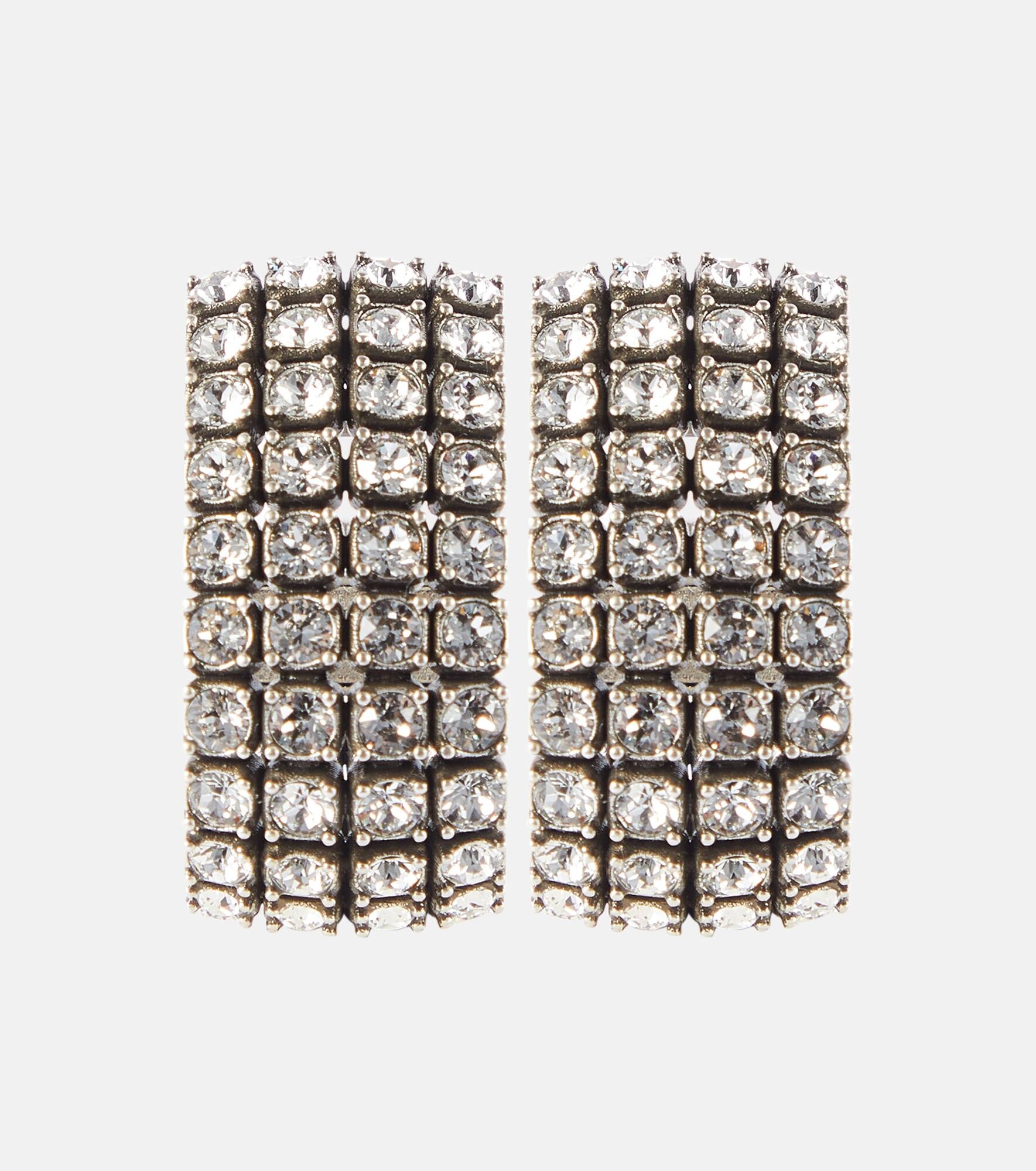 Glam crystal-embellished ear cuffs - 1